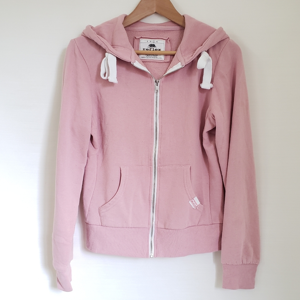 Reflex Girs Lg Pink Zip-Up Hoodie Jacket